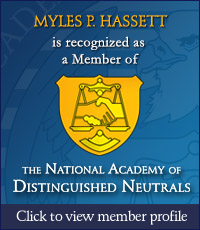 Myles P. Hassett NADN badge